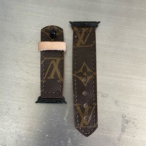 Upcycled Michalke Made LV Apple Watch Band 38/40